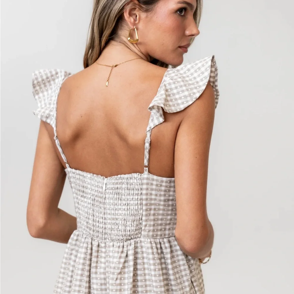 Bohme Salome Gingham Maxi Dress - Picture 4 of 5